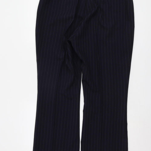 Dorothy Perkins Women's Black Striped Trousers Size 18