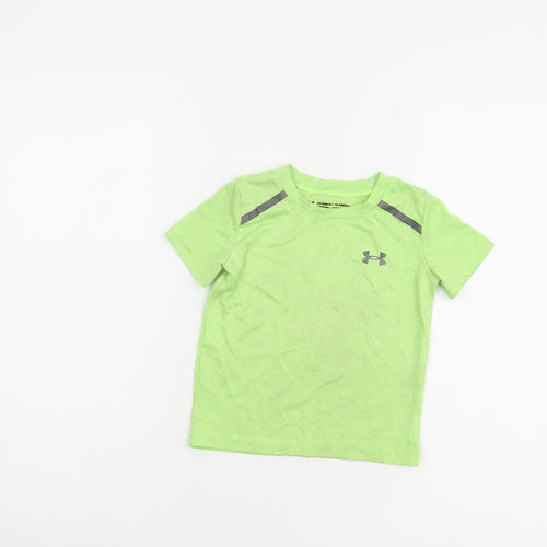 Under Armour Unisex Baby Green Jersey T-Shirt, 18-24M