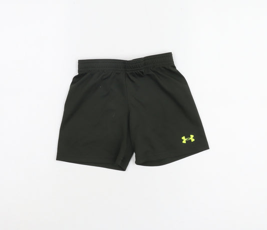 Under Armour Boys Black Athletic Shorts 2-3 Years
