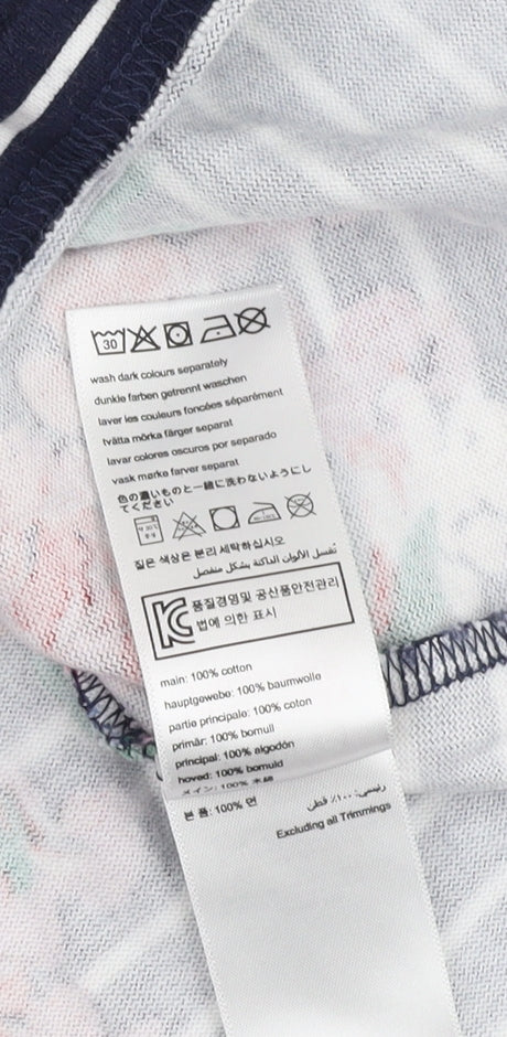 Joules Women's Blue Floral Blouse, Size 10, Regular Fit