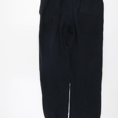 Nike Boys Black Jogger Trousers XL Cotton Blend