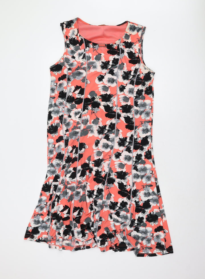 Anna Rose Women's Floral Sleeveless Dress, Size 14, Multicoloured