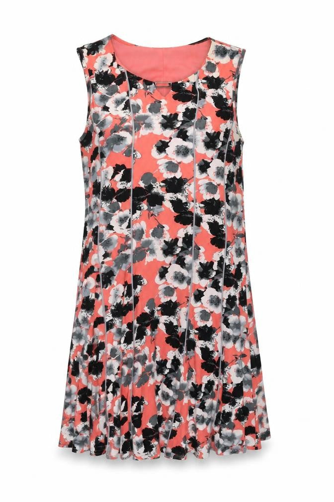 Anna Rose Women's Floral Sleeveless Dress, Size 14, Multicoloured