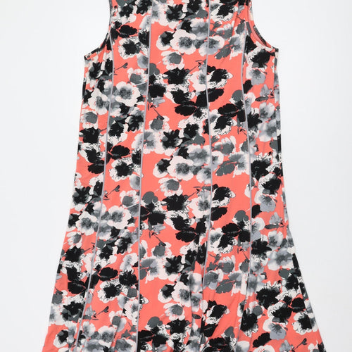 Anna Rose Women's Floral Sleeveless Dress, Size 14, Multicoloured