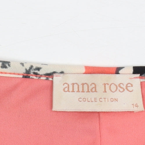 Anna Rose Women's Floral Sleeveless Dress, Size 14, Multicoloured