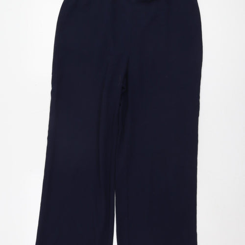 Isle Women's Blue Straight Trousers Size 14