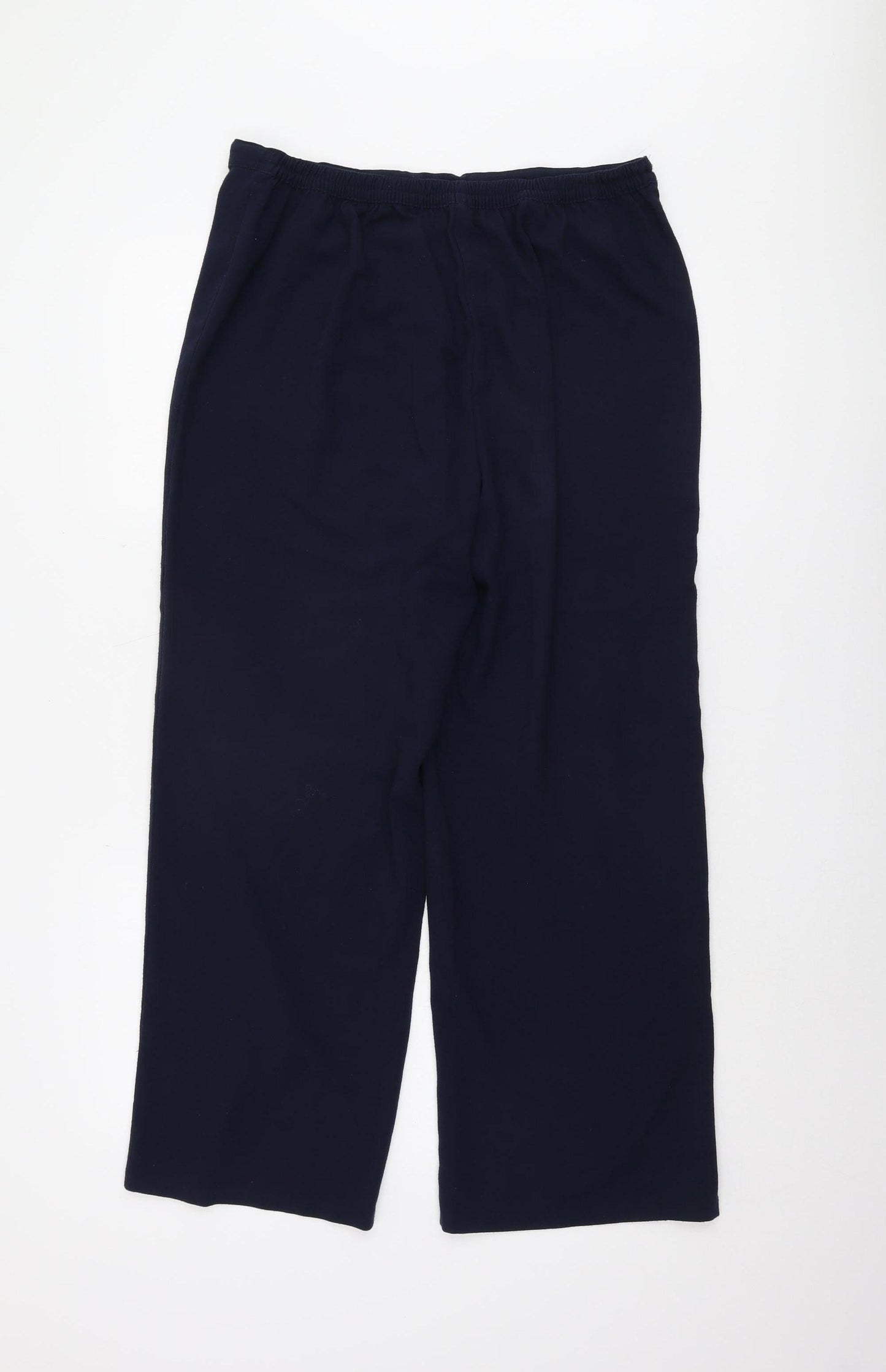 Isle Women's Blue Straight Trousers Size 14