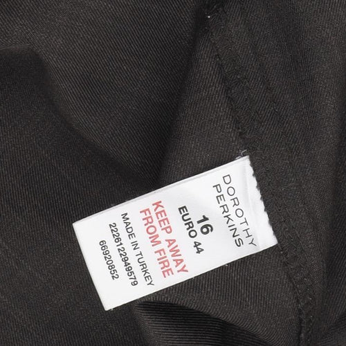Dorothy Perkins Women's Black Trousers, Size 16