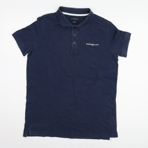 Henri Lloyd Men's Blue Polo Shirt S Classic Fit