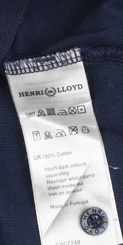 Henri Lloyd Men's Blue Polo Shirt S Classic Fit