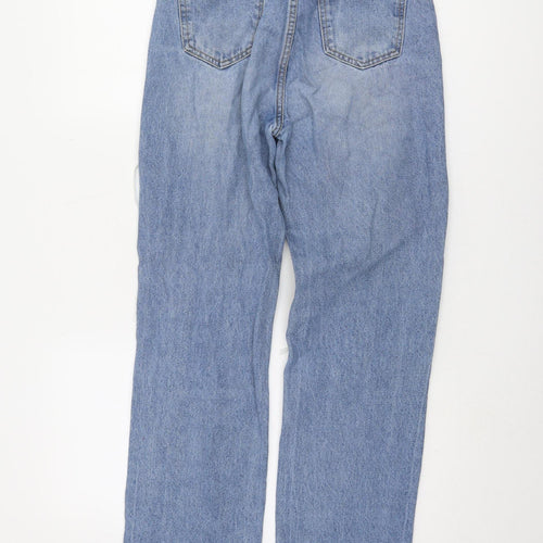 PrettyLittleThing Women's Blue Straight Jeans Size 8