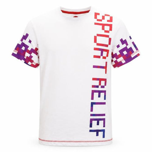 Sport Relief Men's XS White Graphic T-Shirt