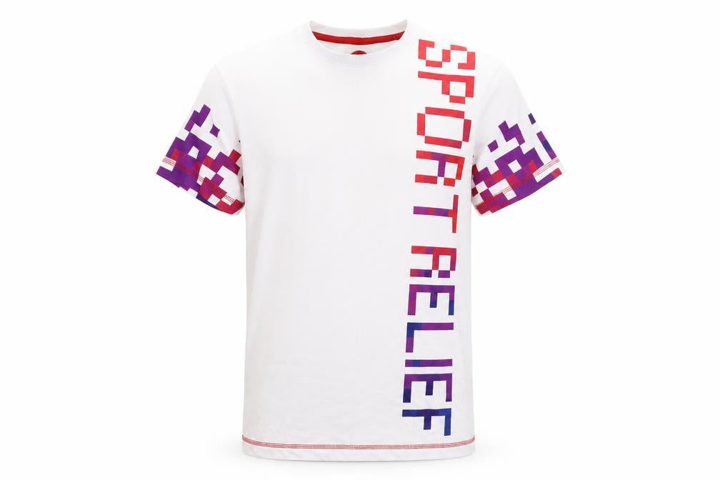 Sport Relief Men's XS White Graphic T-Shirt