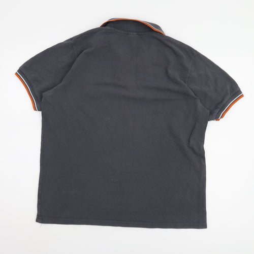 Fred Perry Men's Grey Short Sleeve Polo Shirt XL