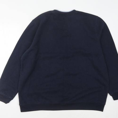 Northern Reflections Women's Blue Embroidered Sweatshirt XXL