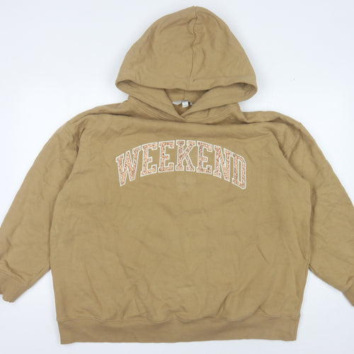 Marks and Spencer Women's Brown Hoodie, L