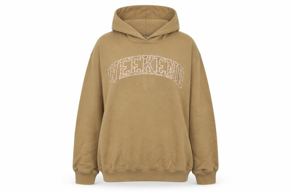 Front view of Marks & Spencer Women's Brown Hoodie, L
