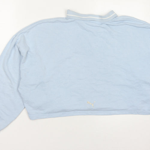 Puma Women's Blue XL Sweatshirt with Logo