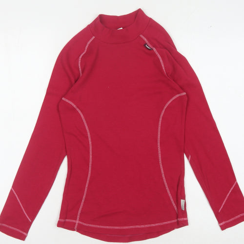 Wedze Women's Red Pullover Hiking Top
