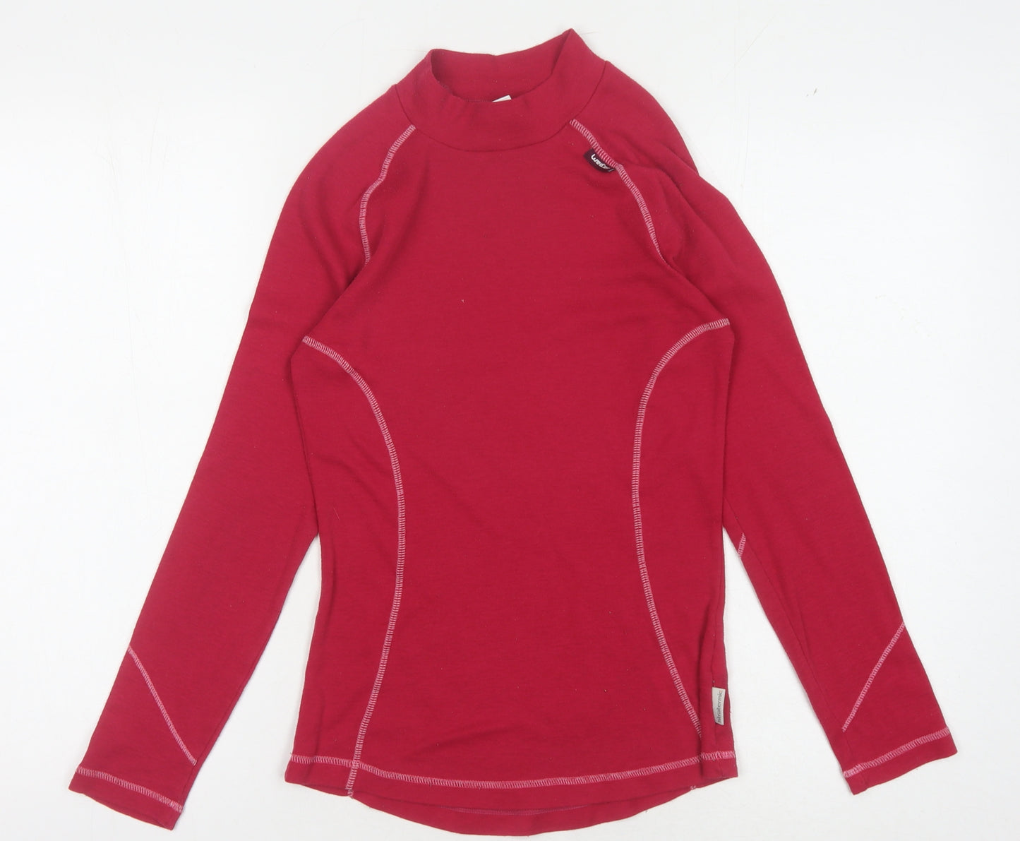Wedze Women's Red Pullover Hiking Top