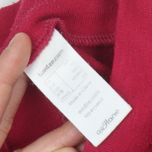 Wedze Women's Red Pullover Hiking Top