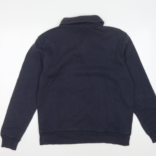 Gap Men's Blue Pullover Sweatshirt M High Neck