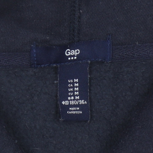 Gap Men's Blue Pullover Sweatshirt M High Neck