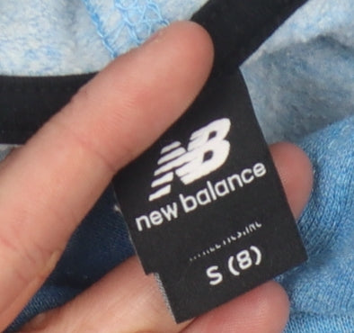 New Balance Boys Blue Pullover Hoodie, Size 8-9, Graphic Logo