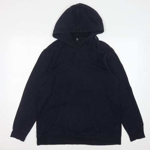 Uniqlo Men's Blue XL Pullover Hoodie