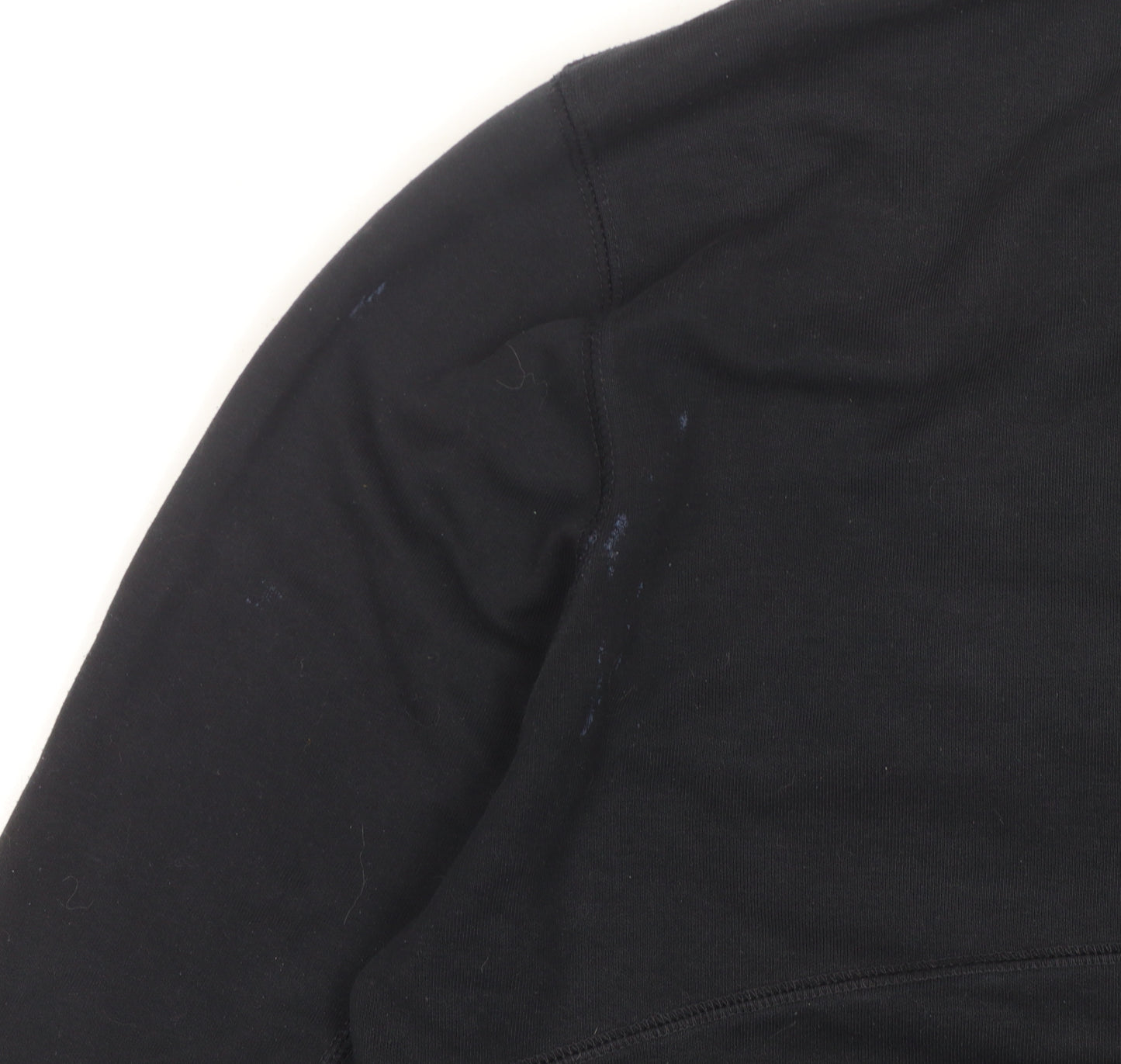 MA.STRUM Men's Black L 1/4 Zip Sweatshirt