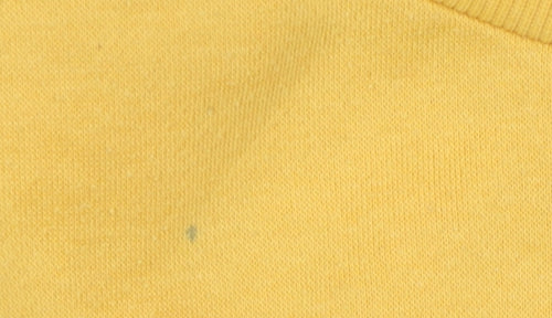 Disney Unisex Yellow Mickey Mouse Pullover Sweatshirt 2XS