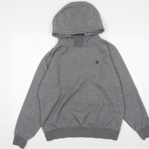 Jack & Jones Men's Grey Pullover Hoodie L