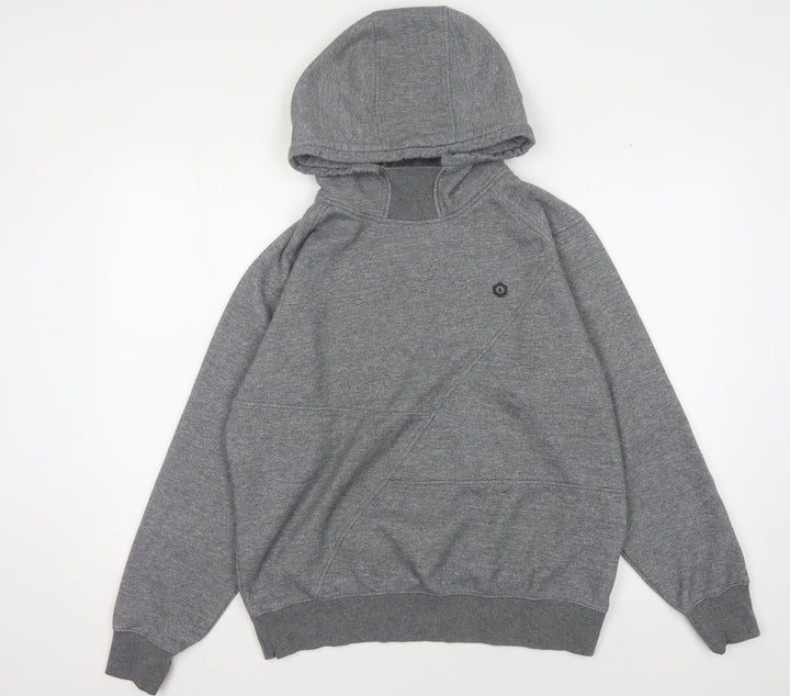 Jack & Jones Men's Grey Pullover Hoodie L