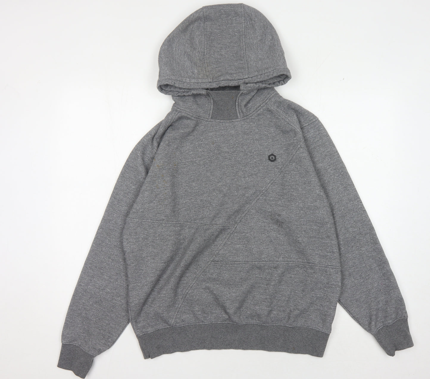 Jack & Jones Men's Grey Pullover Hoodie L
