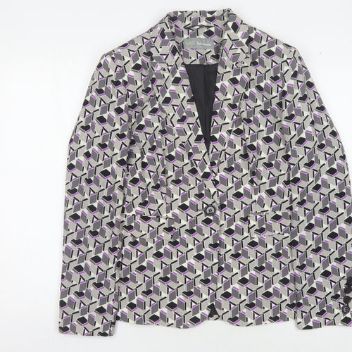 Marks and Spencer Women’s Multicoloured Blazer Size 14