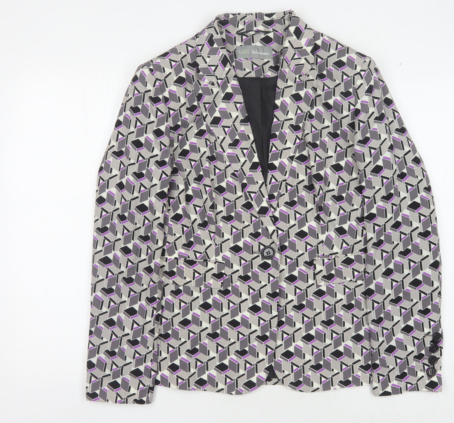 Marks and Spencer Women’s Multicoloured Blazer Size 14