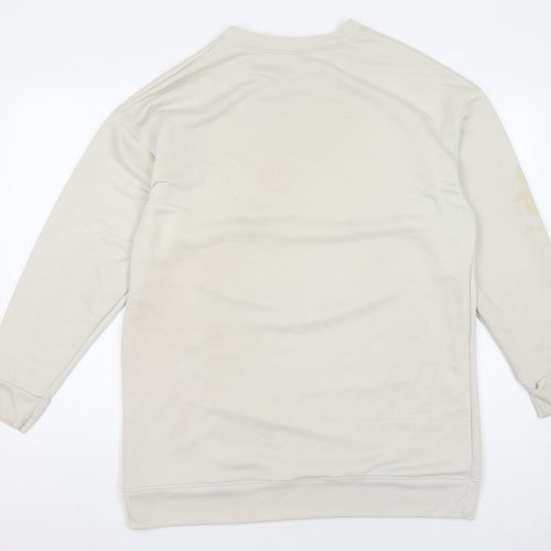 As You Women's Beige Graphic Print Sweatshirt Size 8