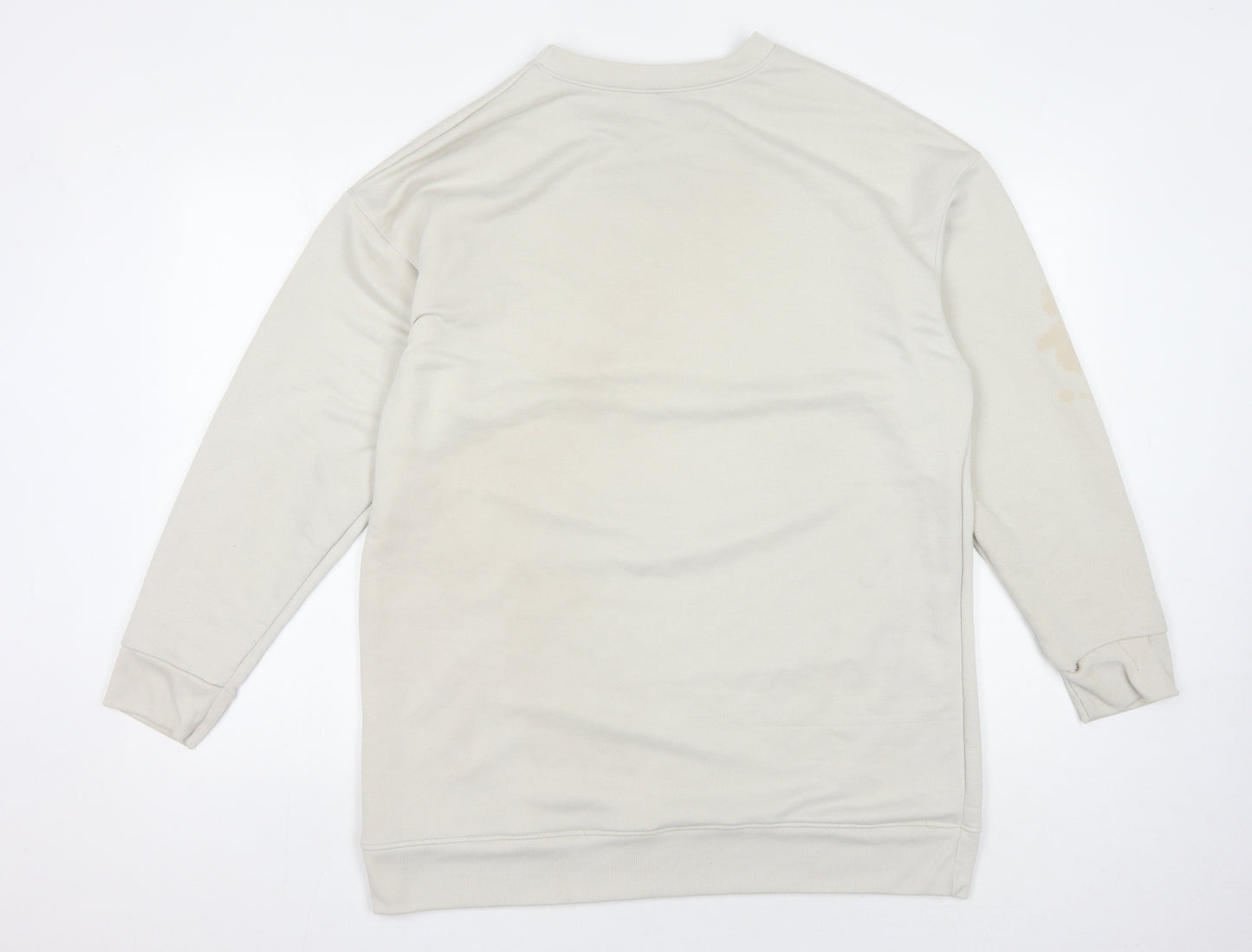 As You Women's Beige Graphic Print Sweatshirt Size 8