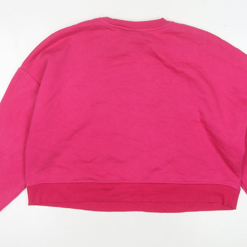 Disney Women's Pink Pullover Sweatshirt L - Mickey Mouse