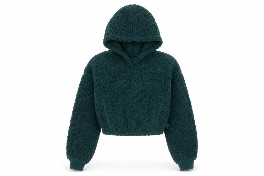 Front view of Gilly Hicks Women's Green XS Pullover Hoodie
