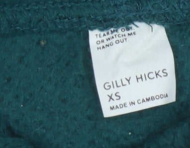 Gilly Hicks Women's Green XS Pullover Hoodie