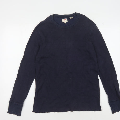 Levi's Men's Blue Pullover Sweatshirt - Size S