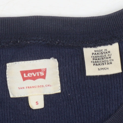 Levi's Men's Blue Pullover Sweatshirt - Size S