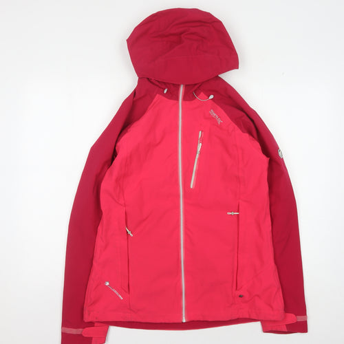 Regatta Women's Red Hooded Jacket Size 12