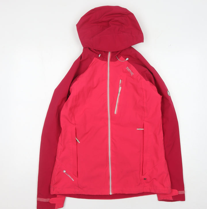 Regatta Women's Red Hooded Jacket Size 12