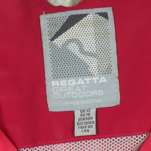 Regatta Women's Red Hooded Jacket Size 12