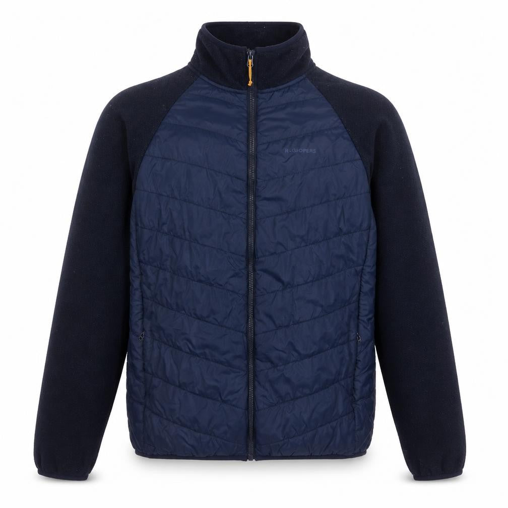 Front view of Craghoppers Men's Blue S Puffer Jacket, Full Zip Casual