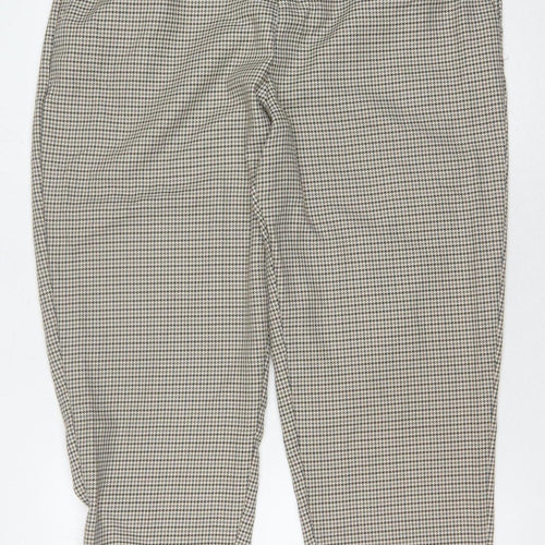 Beloved Woman Cropped Check Trousers, UK 16, Multicoloured