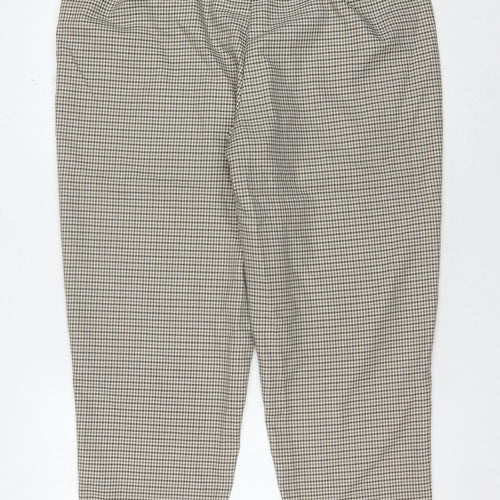 Beloved Woman Cropped Check Trousers, UK 16, Multicoloured
