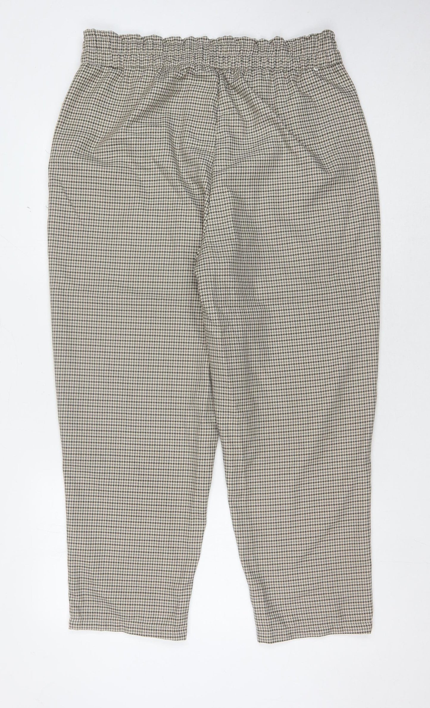 Beloved Woman Cropped Check Trousers, UK 16, Multicoloured